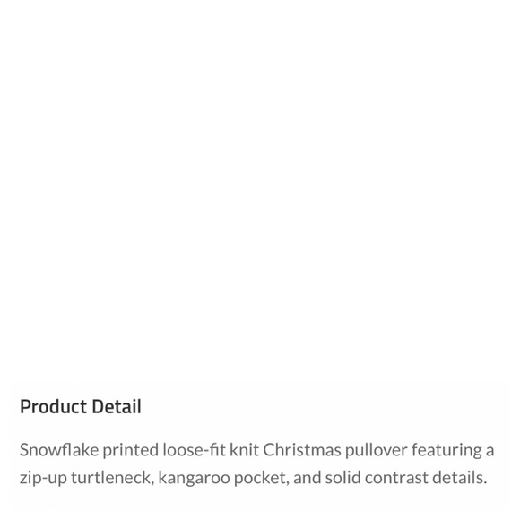 ❄️Snowflake printed Christmas top pullover - Picture 9 of 9